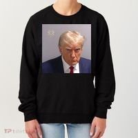 Trump Mug Shot Trump Jail Trump Arrested Women's Sweatshirt thumb 0