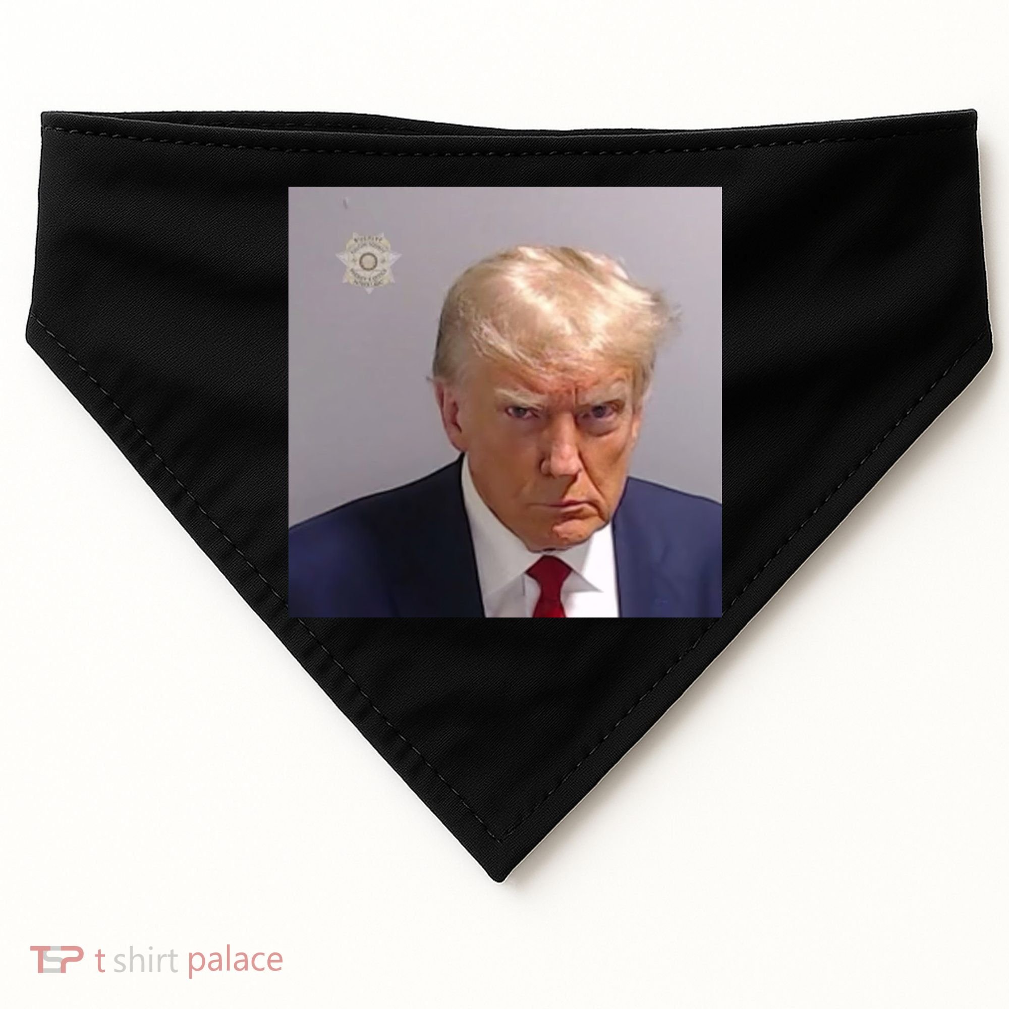 Trump Mug Shot Trump Jail Trump Arrested USA-Made Doggie Bandana