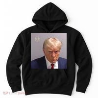 Trump Mug Shot Trump Jail Trump Arrested Hoodie thumb 0