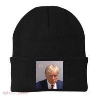 Trump Mug Shot Trump Jail Trump Arrested Beanie thumb 0