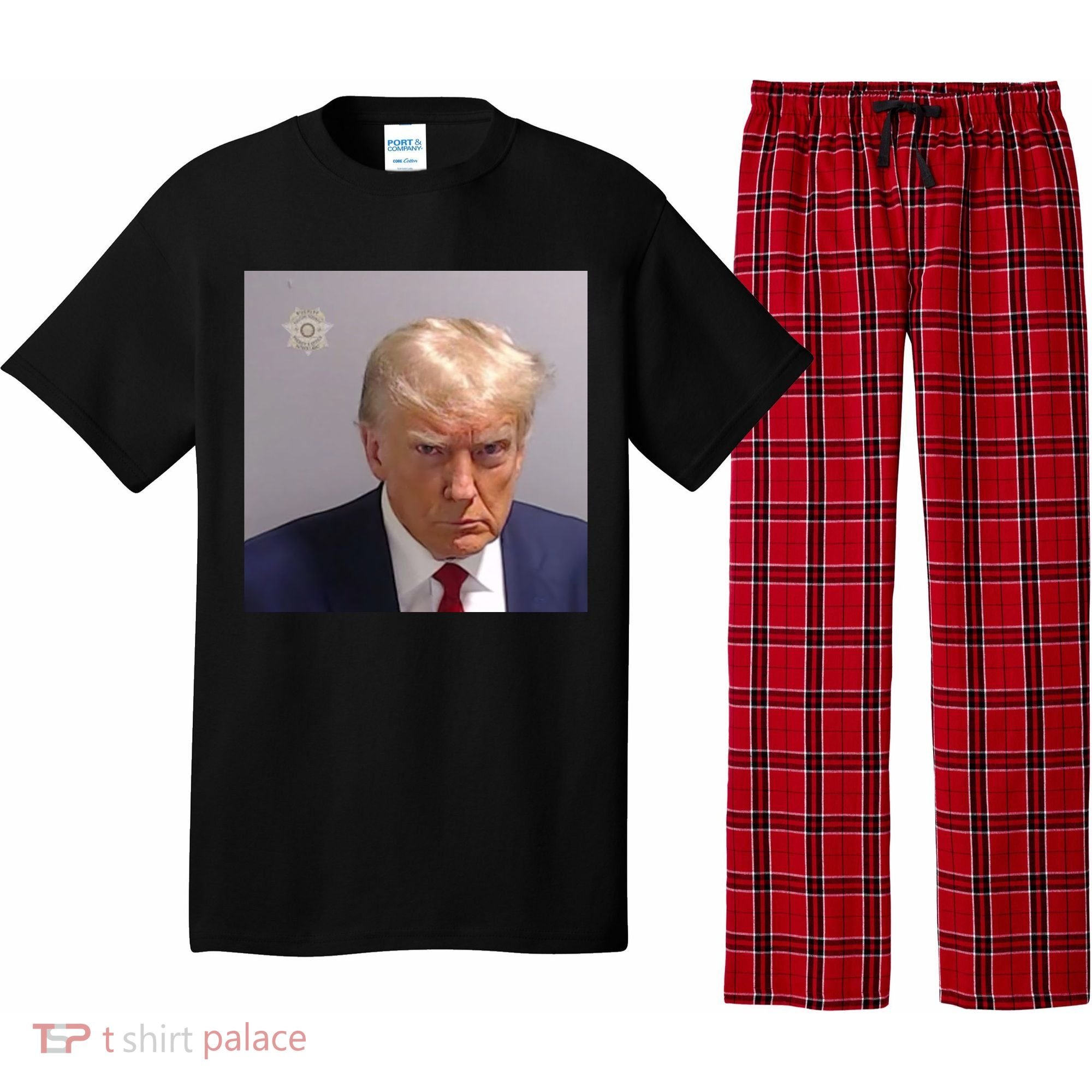 Trump Mug Shot Trump Jail Trump Arrested Pajama Set