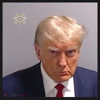 Trump Mug Shot Trump Jail Trump Arrested Women's Hoodie thumb 2