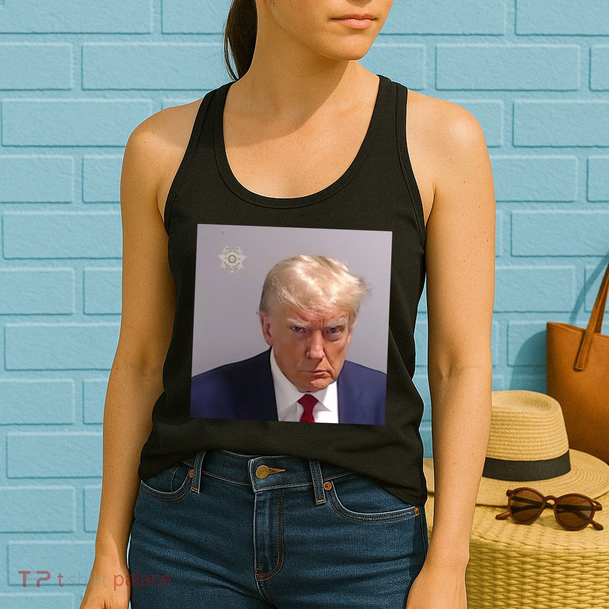 Trump Mug Shot Trump Jail Trump Arrested Women's Tank Top