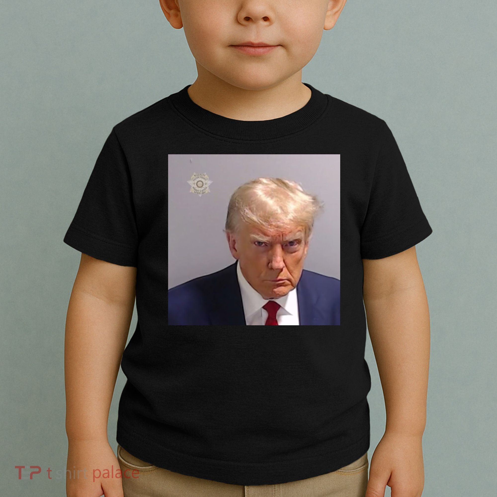 Trump Mug Shot Trump Jail Trump Arrested Toddler T-Shirt