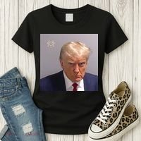 Trump Mug Shot Trump Jail Trump Arrested Women's T-Shirt thumb 3