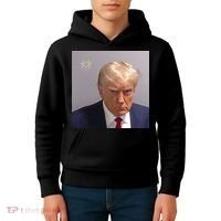 Trump Mug Shot Trump Jail Trump Arrested Kids Hoodie thumb 4