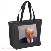 Trump Mug Shot Trump Jail Trump Arrested Tote Bag thumb 2