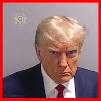 Trump Mug Shot Trump Jail Trump Arrested Santa Hat thumb 1