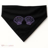 Two Mermaid Shell Bra Mermaid Bra Bikini Costume USA-Made Doggie Bandana thumb 0