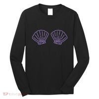 Two Mermaid Shell Bra Mermaid Bra Bikini Costume Long Sleeve Shirt thumb 0
