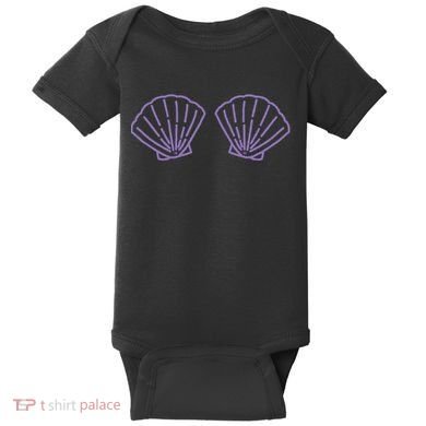Two Mermaid Shell Bra Mermaid Bra Bikini Costume Baby Bodysuit