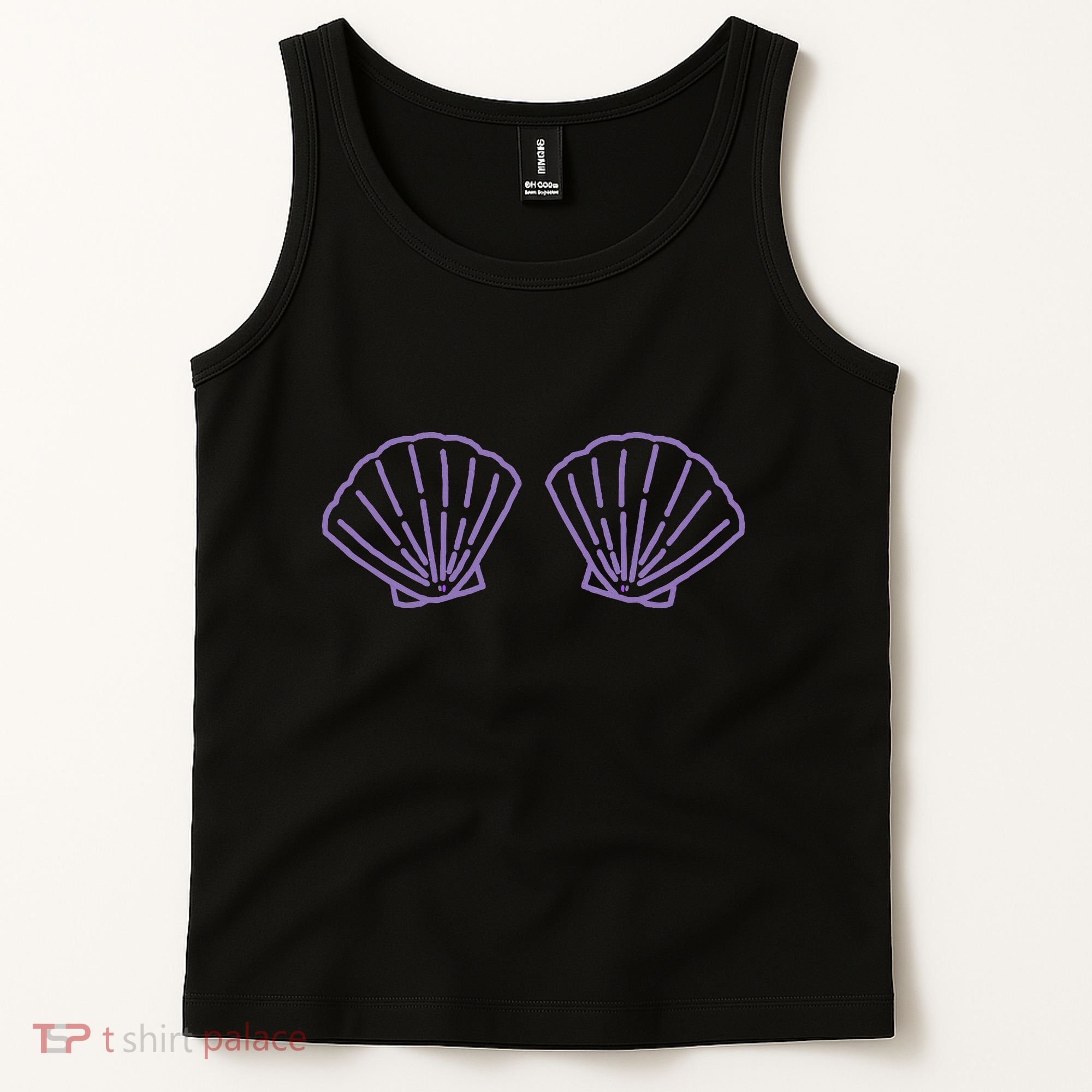 Two Mermaid Shell Bra Mermaid Bra Bikini Costume Tank Top