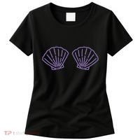 Two Mermaid Shell Bra Mermaid Bra Bikini Costume Women's T-Shirt thumb 0