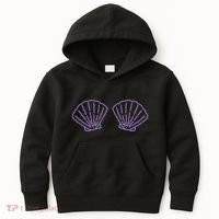 Two Mermaid Shell Bra Mermaid Bra Bikini Costume Kids Hoodie thumb 0