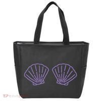Two Mermaid Shell Bra Mermaid Bra Bikini Costume Tote Bag thumb 0