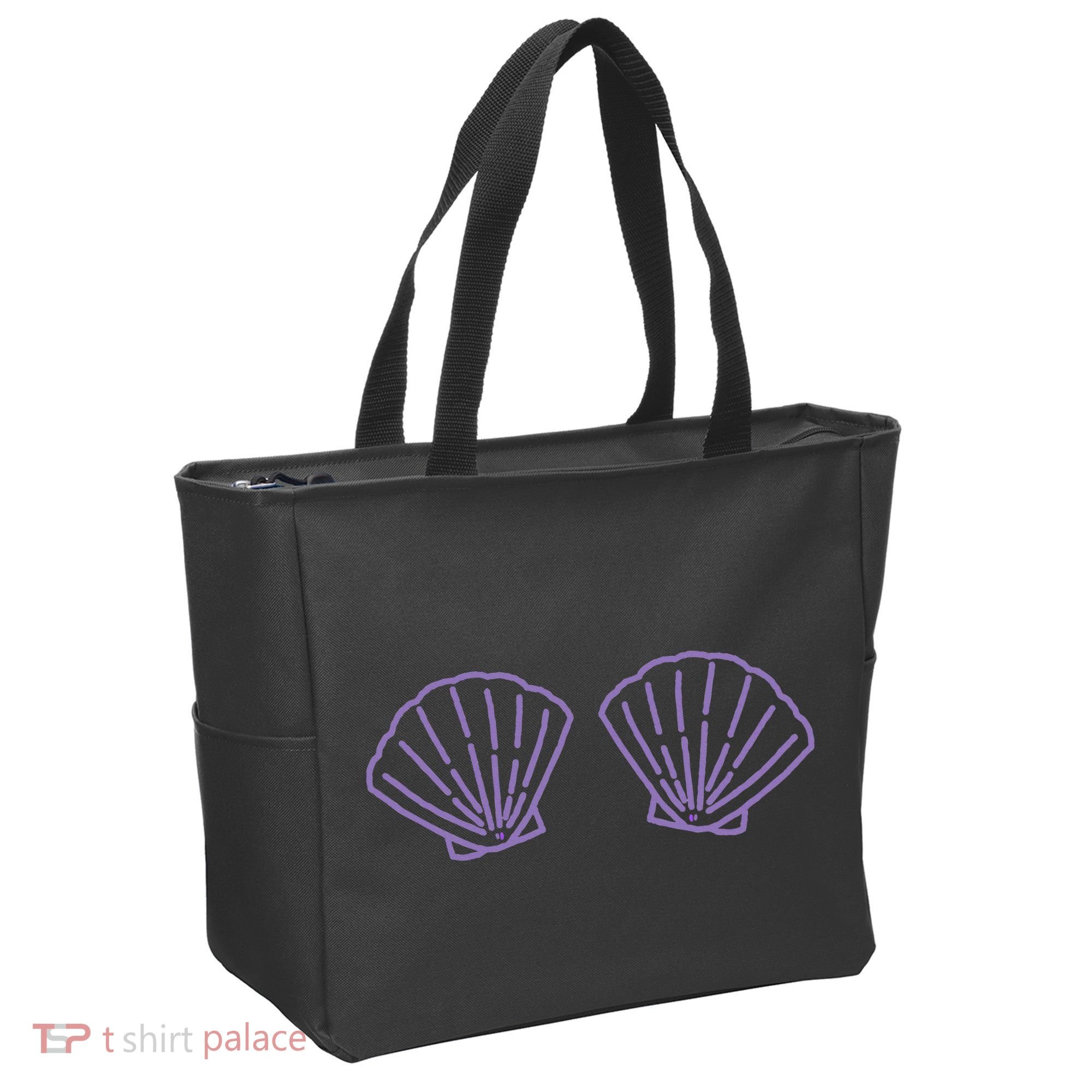 Two Mermaid Shell Bra Mermaid Bra Bikini Costume Tote Bag