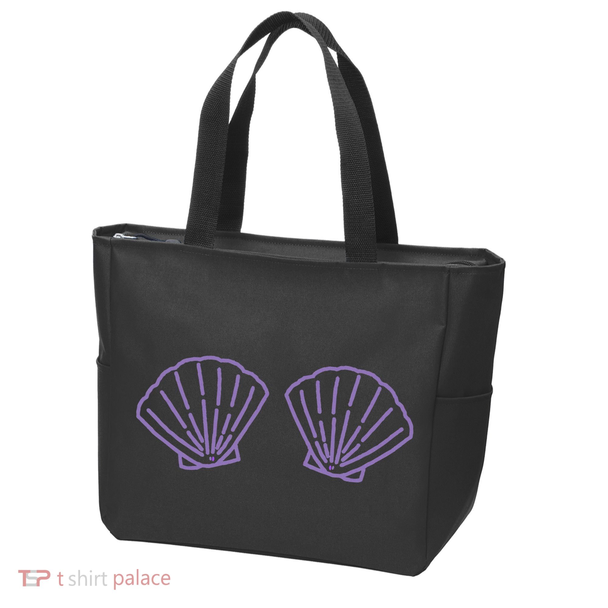 Two Mermaid Shell Bra Mermaid Bra Bikini Costume Tote Bag