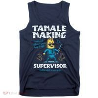 Tamale Making Supervisor Funny Tamales Crew Mexican Food Tank Top thumb 0