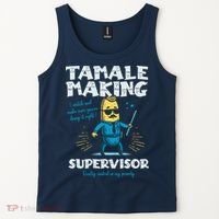 Tamale Making Supervisor Funny Tamales Crew Mexican Food Tank Top thumb 2