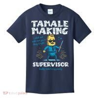 Tamale Making Supervisor Funny Tamales Crew Mexican Food Kids T-Shirt thumb 0