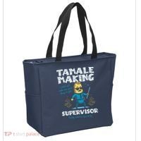 Tamale Making Supervisor Funny Tamales Crew Mexican Food Tote Bag thumb 2
