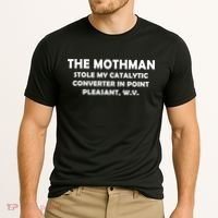 The Mothman Stole My Catalytic Converter Cooling Performance Crew T-Shirt thumb 2
