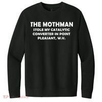 The Mothman Stole My Catalytic Converter V.I.T. Fleece Crew Sweatshirt thumb 0