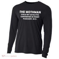 The Mothman Stole My Catalytic Converter Cooling Performance Long Sleeve Crew thumb 0
