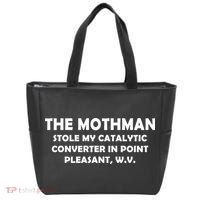 The Mothman Stole My Catalytic Converter Tote Bag thumb 0