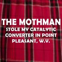 The Mothman Stole My Catalytic Converter Women's Flannel Plaid Pajama Pants thumb 2