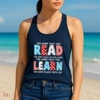 The More That You Read And Learn The More Places Youll Go Women's Tank Top thumb 2