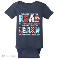 The More That You Read And Learn The More Places Youll Go Baby Bodysuit thumb 0