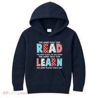 The More That You Read And Learn The More Places Youll Go Kids Hoodie thumb 0