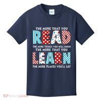 The More That You Read And Learn The More Places Youll Go Kids T-Shirt thumb 0