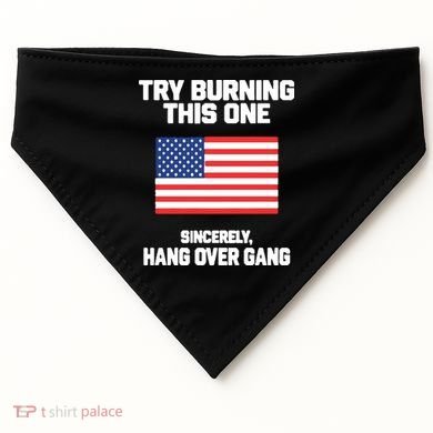 Tom Macdonald Try Burning This One Sincerely Hang Over Gang USA-Made Doggie Bandana