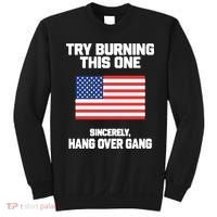 Tom Macdonald Try Burning This One Sincerely Hang Over Gang Sweatshirt thumb 0