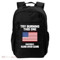 Tom Macdonald Try Burning This One Sincerely Hang Over Gang Backpack thumb 0