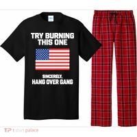 Tom Macdonald Try Burning This One Sincerely Hang Over Gang Pajama Set thumb 0