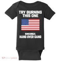 Tom Macdonald Try Burning This One Sincerely Hang Over Gang Baby Bodysuit thumb 0