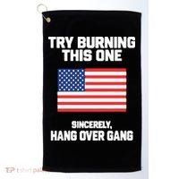 Tom Macdonald Try Burning This One Sincerely Hang Over Gang Golf Towel thumb 0