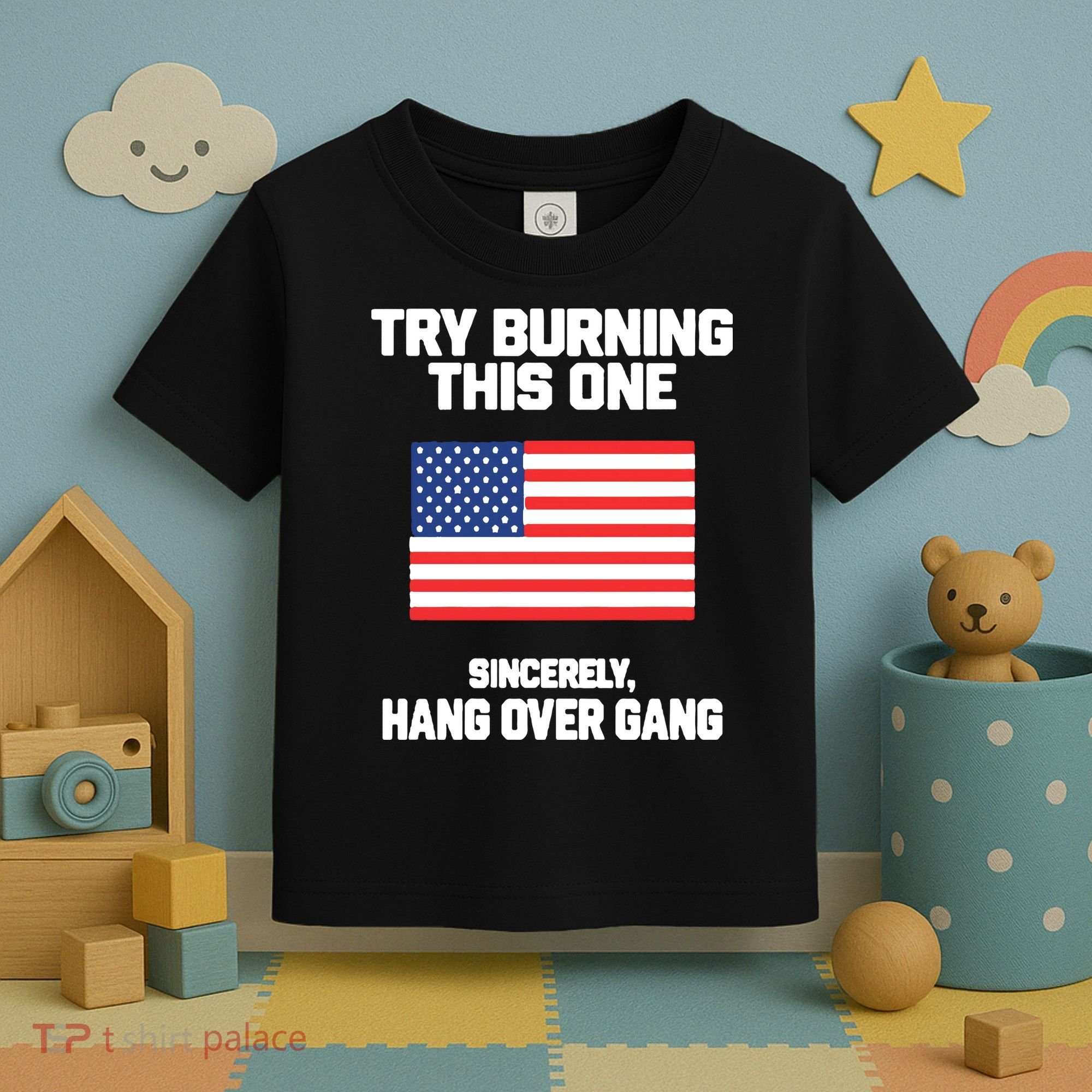 Tom Macdonald Try Burning This One Sincerely Hang Over Gang Toddler T-Shirt