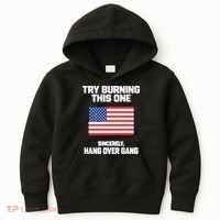 Tom Macdonald Try Burning This One Sincerely Hang Over Gang Kids Hoodie thumb 0