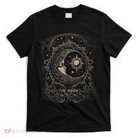 The Moon Tarot Card Goth Emo Occult Graphic Women T-Shirt thumb 0