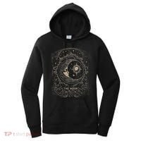 The Moon Tarot Card Goth Emo Occult Graphic Women Women's Hoodie thumb 0