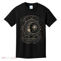 The Moon Tarot Card Goth Emo Occult Graphic Women Kids T-Shirt thumb 0