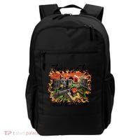 Take Me To Halloweentown & Chill Leopard Halloween Costume Gift Backpack thumb 0