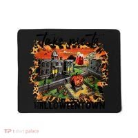 Take Me To Halloweentown & Chill Leopard Halloween Costume Gift Mousepad thumb 0
