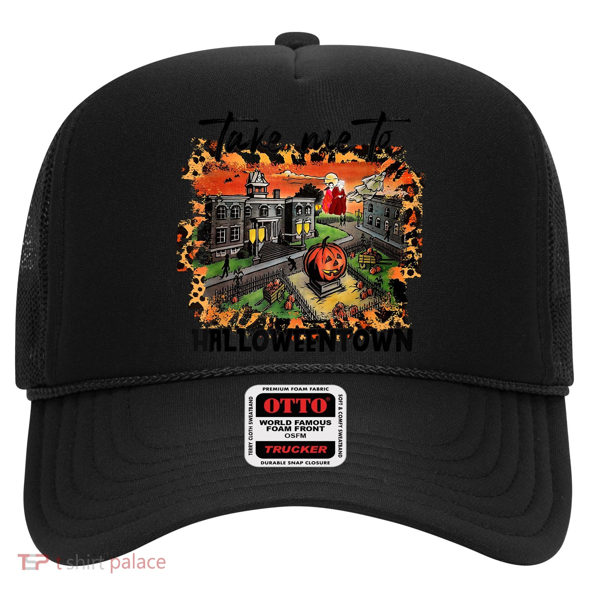 Take Me To Halloweentown & Chill Leopard Halloween Costume Gift Hat