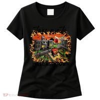 Take Me To Halloweentown & Chill Leopard Halloween Costume Gift Women's T-Shirt thumb 0