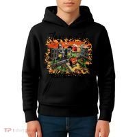 Take Me To Halloweentown & Chill Leopard Halloween Costume Gift Kids Hoodie thumb 4